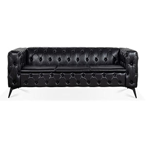 Generic 84.06 Inch Traditional Square Arm 3 Seater Sofa