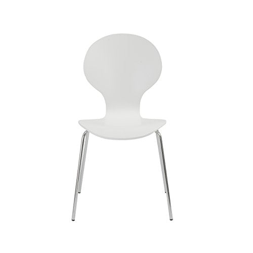 Eurø Style Bunny Stacking Chair, Set of 4, White