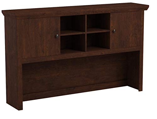 Bush Furniture Yorktown 60W Hutch, Antique Cherry