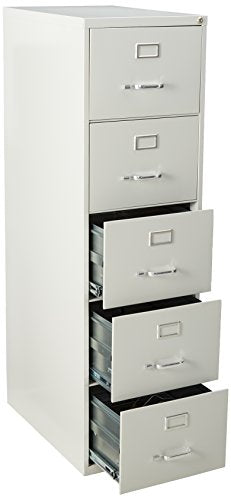 Lorell LLR48502 Commercial Grade Vertical File Cabinet, Light Gray