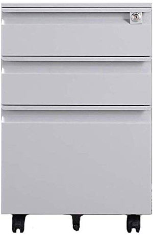 WASHLA Mobile Multi-Layer File Cabinet with Anti-Theft Lock