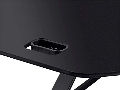 Monoprice Ultra Slim Sit-Stand Riser Desk Converter - Black (31.3 x 21.3in) Table Top for Single Display, Height Adjustable 1.2"-15.7" - Workstream Collection