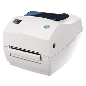 Zebra GC420t Thermal Transfer Desktop Printer Print Width of 4 in USB Serial and Parallel Port Connectivity Includes Peeler GC420-100511-000