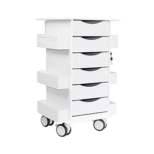 TrippNT Core 6D Cart with White Drawers