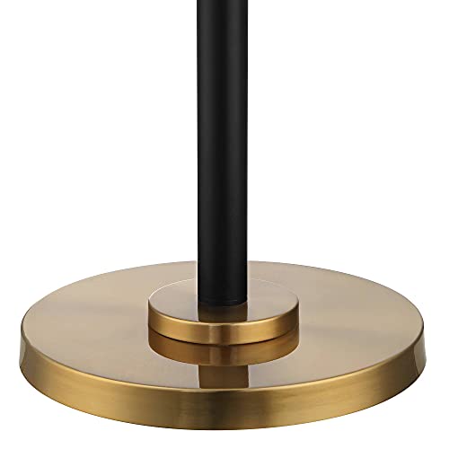 Possini Euro Design Meridian Light Blaster™ Torchiere Floor Lamp LED 72" - Black Antique Brass