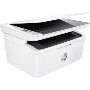 HP Laserjet Pro M28W Wireless All-in-One Monochrome Laser Printer, Ethernet, Print speeds up to 18/19 ppm, Print Scan Copy, Auto-On/Auto-Off, White, Durlyfish USB Printer Cable