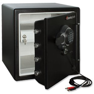 Sentry Safe Electronic Water Resistant Fire-Safe SFW123GDF with Live USB 2.0 Data Link