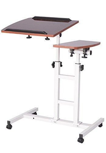 Generic Laptop Food Laptop Food rbed Table Wooden Tray Overbed Table Laptop Table Rolling p Laptop F Hospital Over Bed er Bed Tab Desk Top l Over Bed T