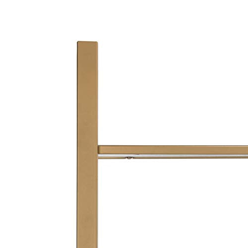 Safavieh ETG6204A Home Collection Skylar 4 Tier 1 Drawer Etagere, Gold/Grey
