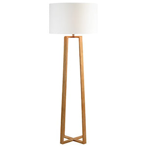 Ren-Wil Todd Floor Lamp Large Natural Wood Color