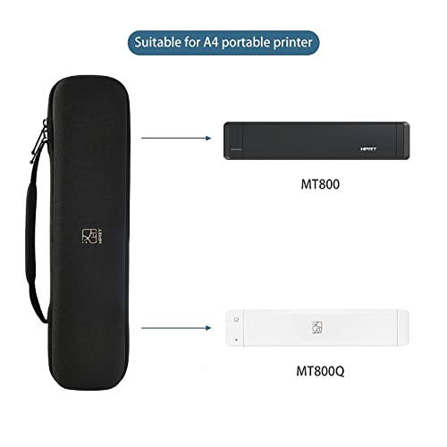Product Image HPRT MT800 Portable A4 Thermal Printer & Protable Bag - Support 216mm Width a4 Paper, Available for Outdoors Printing, Home Office, Travel, Students and Cars