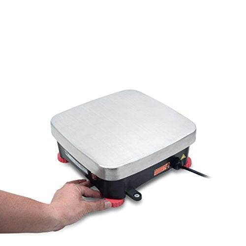 Ohaus R71MD15 Die Cast/Stainless Steel Ranger 7000 Compact Bench Scale, 15 kg Capacity, 0.0005 lb. Readability