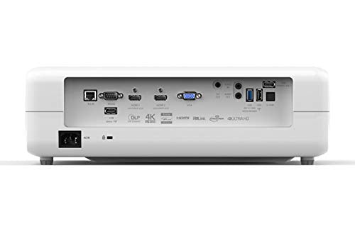 Optoma UHD52ALV True 4K UHD Smart Projector | Super Bright 3500 Lumens | HDR10 + HLG Support | Works with Alexa and Google Assistant | Voice Command | Support IFTTT, Black