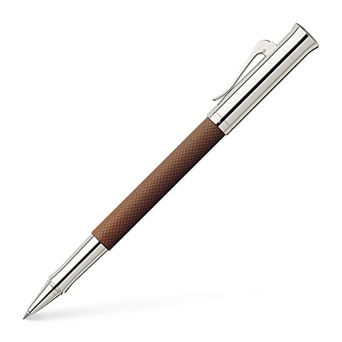GRAF von Faber-Castell Guilloche Rollerball Pen - Cognac