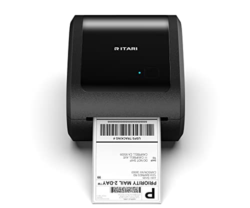 Thermal Shipping Label Printer, Itari 4x6 Label Printer for Shipping Packages & Small Business, Desktop Label Printers Compatible with USPS, FedEx, UPS, Amazon, Ebay, Etsy, Thermal Label Printer