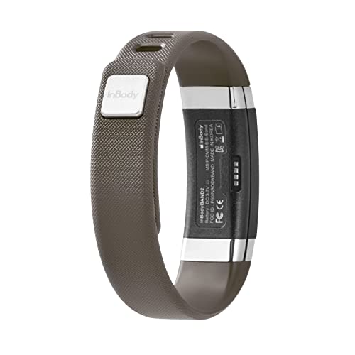 InBody Bundle - H20N Smart Full Body Composition Analyzer Scale (Midnight Black) + Band 2 Activity Tracker with Body Composition, Sleep Monitor, and Notifications (Stone Gray)