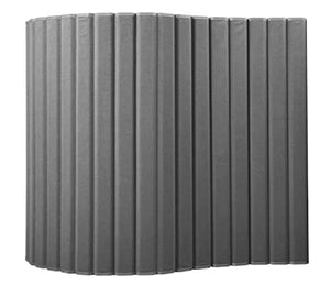 VERSARE VersiPanel Acoustical Partition Wall - Sound Panel Room Divider, Gray, 8' x 6'6