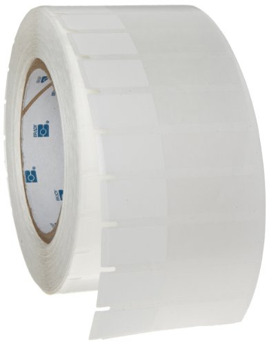 Brady THT-153-461-3 2.625" Width x 0.6" Height, B-461 Self-Laminating Polyester, Matte Finish White/Translucent Thermal Transfer Printable Label (3000 per Roll)