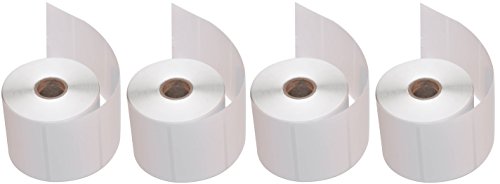 CompuLabel Direct Thermal Labels, 3-Inch x 2 Inch, White, Roll, Permanent Adhesive, Perforations Between Labels, 700 per Roll, 12 Rolls per Carton (530741) (4 X Pack of 12)