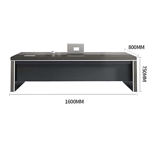 TAPIVA Executive Leather Office Desk