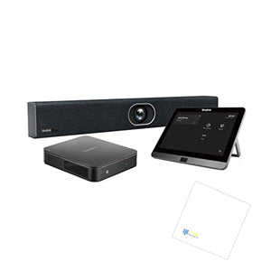 TWAComm.com Yealink MVC400-C4-000 Teams Room System Bundle for Small to Medium Rooms - Zoom, RingCentral, Vonage Compatible - PC, Mac, Cell & Softphones Connectivity - Includes TWAComm Microfiber Cloth