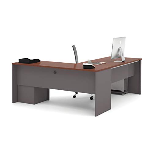 Bestar L-Shaped Desk with Pedestal - Connexion