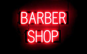 SpellBrite Ultra-Bright Barber Shop Neon-LED Sign (Neon look, LED performance)
