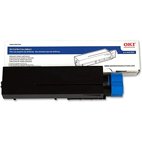 Okidata 44917601 MB491 MFP B431 Series Toner Black