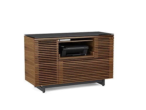 BDI Furniture Corridor Office 6520 Multifunction Cabinet, Natural Walnut
