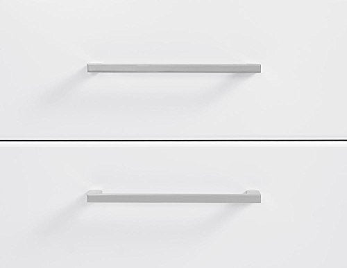 SystemBuild 7472403COM Latitude 4 Door Base Cabinet 4 Drawer, White