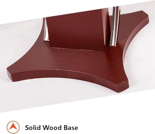 SMuCkS Wood Lectern Podium with Drawer - Red, 112x56x48cm