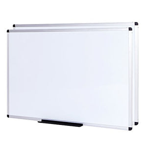 VIZ-PRO Dry Erase Board/Whiteboard, Non-Magnetic, 2 Pack, 6' x 4', Wall Mounted Board for School Office and Home