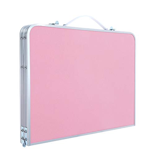 UsaliuA Foldable Portable Multifunction Laptop Desk , Aluminum Alloy Laptop Desk Dorm Artifact Folding Table Lazy Office Bed Desk 60x 40 X28cm Silver