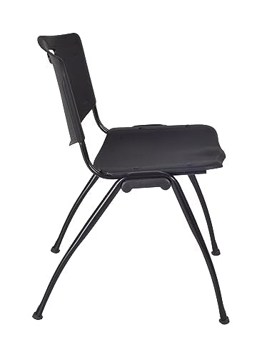 Romig M Lightweight Stackable Sturdy Breakroom Chair (40 Pack) - Black