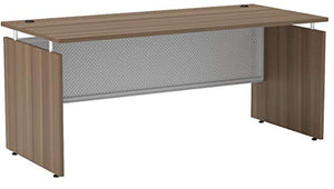 Alera ALESE216630WA Sedina Series Straight Front Desk Shell, 66w x 30d x 29.5h, Modern Walnut