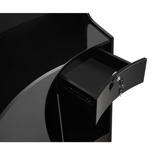 Dir LED Illuminated Curved Reception Desk