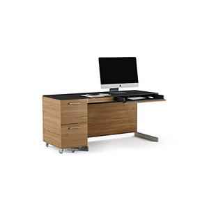 BDI 6003 WL Sequel Compact Desk, Natural Walnut