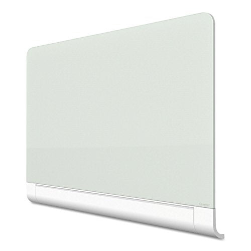 Quartet G5028ht Horizon Magnetic Glass Marker Board With Hidden Tray, 50 X 28, White