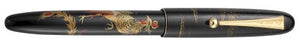 PILOT Namiki Nippon Art Collection Fountain Pen, Chinese Phoenix Design Barrel, Fine Nib (60409),Black/Gold