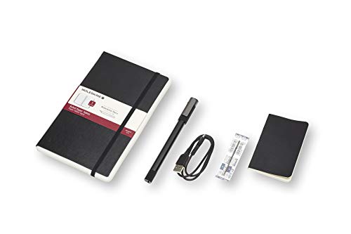 Moleskine Pen+ Ellipse Smart Writing Set Pen & Ruled Smart Notebook - Use with Moleskine Notes App for Digitally Storing Notes (Only Compatible with Moleskine Smart Notebooks)