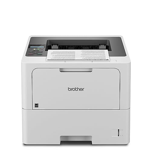 Brother HL-L6210DW Monochrome Laser Printer with Large Paper Capacity, Wireless Networking, Low-Cost Printing, and Advanced Security Features