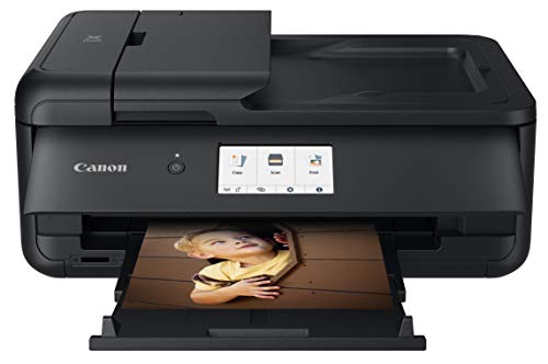 Canon PIXMA TS9520 Wireless Photo All In one Printer | Scanner | Copier | Mobile Printing with AirPrint and Google Cloud Print, Black, Amazon Dash Replenishment Ready
