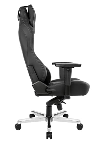 AKRacing Onyx Deluxe Executive Real Leather Desk Chair - Black
