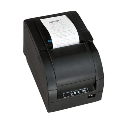 SNBC BTP-M300 Impact Receipt Printer with USB and Serial Interface, Black