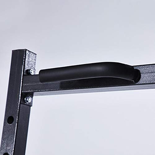 Ongmies Barbell Rack Squat Stand, Half Frame Barbell Squat Rack, Bench Press Rack Gym Equipment for Home Gym, Strength Training Dip Station, Max Load 550LBS