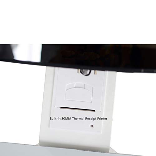 ZHONGJI 2022 All-in-One POS System Weighing Checkout Scale Built-in 80mm Receipt Printer for Vegetable Fruits Markets, Grocery Stores, Retail SET04-15KG