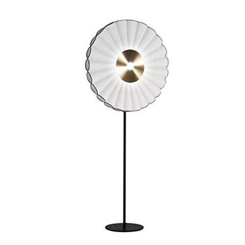 EESHHA LED Postmodern Floor Lamp - White Fabric, Warm White Light, H178cm