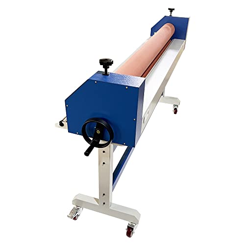 INTSUPERMAI 63" Manual Cold Laminator Machine with Stand & Casters
