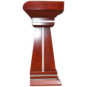 ZEELYDE Acrylic Wooden Lectern Podium Stand