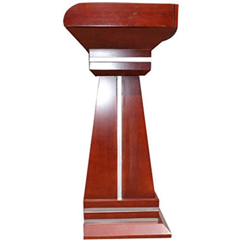 ZEELYDE Acrylic Wooden Lectern Podium Stand